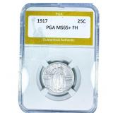 1917 Standing Liberty Quarter PGA MS65+ FH