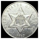 1859 Silver Three-Cent Piece CLOSELY  UNCIRCULATE
