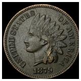 1879 Indian Head Cent NEARLY UNCIRCULATED