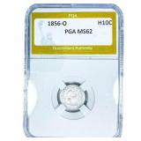 1856-O Seated Liberty Half Dime PGA MS62