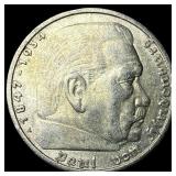 1935A Germany Silver 5 Reichsmark