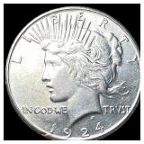 1924-S Silver Peace Dollar UNCIRCULATED