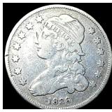 1836 Capped Bust Silver Quarter NICELY  CIRCULATE