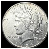 1924-S Silver Peace Dollar UNCIRCULATED