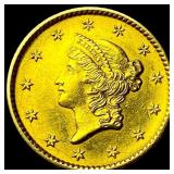 1853 Gold $1 Type 1 CLOSELY UNCIRCULATED