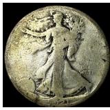 1921-S Silver Walking Liberty Half Dollar NICELY C