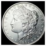 1901 Morgan Silver Dollar CLOSELY  UNCIRCULATED