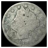 1886 Liberty Head Nickel NICELY CIRCULATED