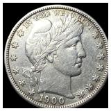 1900-S Silver Barber Half Dollar NEARLY  UNCIRCUL