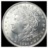 1921 Silver Morgan Dollar CHOICE AU