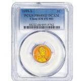 1999-S Lincoln Memorial Cent PCGS PR68 RD DCAM