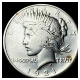 1921 Silver Peace Dollar LIGHTLY CIRCULATED