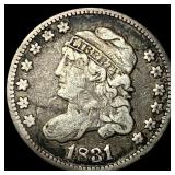 1831 Capped Bust Silver Half Dime LIGHTLY CIRCULAT