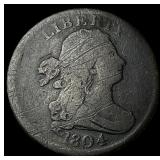 1804 Draped Bust Half Cent LIGHTLY CIRCULATED