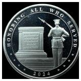 2024 Ascension Island 1 oz Silver Dollar GEM BU