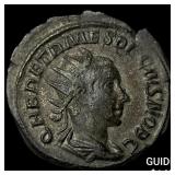 Roman Herennius Etruscus 250-251 AD Antoninianus