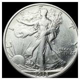 1918-S Silver Walking Liberty Half Dollar  CLOSEL