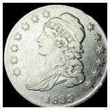 1835 Capped Bust Half Dollar NEARLY UNCIRCULATED