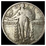 1929-D Silver Standing Liberty Quarter NEARLY  UN