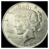 1923-D Silver Peace Dollar CLOSELY  UNCIRCULATED