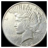 1922-S Silver Peace Dollar CLOSELY  UNCIRCULATED