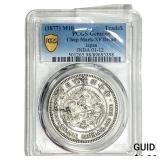1877 Japan Silver Trade Dollar PCGS XFDetails Chop