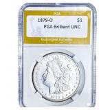 1879-O Morgan Silver Dollar PGA Brilliant UNC
