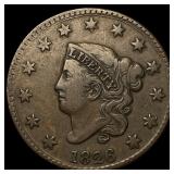 1826 Coronet Head Large Cent ABOUT  UNCIRCULATED
