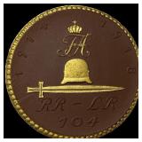 19th Century Germany Procelain Toten Coin