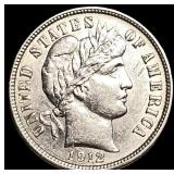 1912-D Silver Barber Dime CLOSELY  UNCIRCULATED