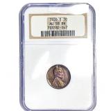 1926-S Wheat Cent NGC AU58 BN