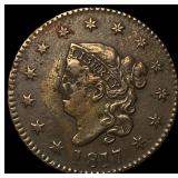 1817 Coronet Head Large Cent ABOUT  UNCIRCULATED