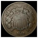 1868 Two-Cent Piece LIGHTLY CIRCULATED