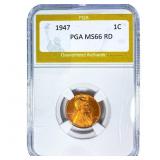 1947 Wheat Cent PGA MS66 RD