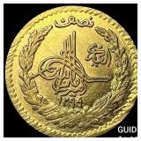 19th Century Ottoman Empire Gold 100 Kurush