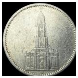 1935A Germany Silver 5 Reichsmark