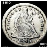 1845-O Seated Liberty Dime CHOICE AU