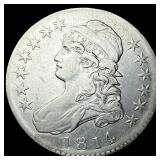 1814 Capped Bust Half Dollar NEARLY UNCIRCULATED