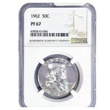 1962 Franklin Half Dollar NGC PF67