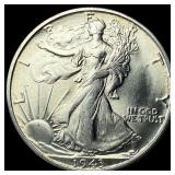 1943-S Silver Half Dollar CHOICE BU