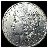 1902-S Silver Morgan Dollar CHOICE AU