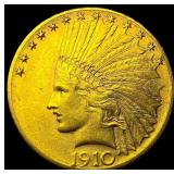 1910-D Gold $10 Indian Head Eagle UNCIRCULATED