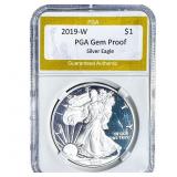 2019-W Silver Eagle PGA Gem Proof