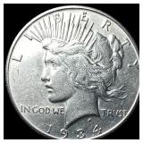1934-S Silver Peace Dollar CLOSELY  UNCIRCULATED