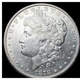 1878 Morgan Silver Dollar NEARLY UNCIRCULATED