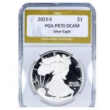 2023-S Silver Eagle PGA PR70 DCAM