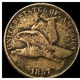 1857 Flying Eagle Cent LIGHTLY CIRCULATED