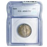 1925 Standing Liberty Quarter ICG MS66 FH