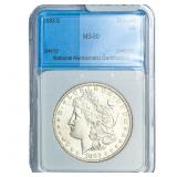 1883-S Morgan Silver Dollar NNC MS60