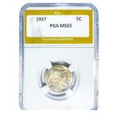 1937 Buffalo Nickel PGA MS65